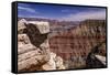 The USA, Arizona, Grand canyon National Park, South Rim, Mather Point-Udo Siebig-Framed Stretched Canvas