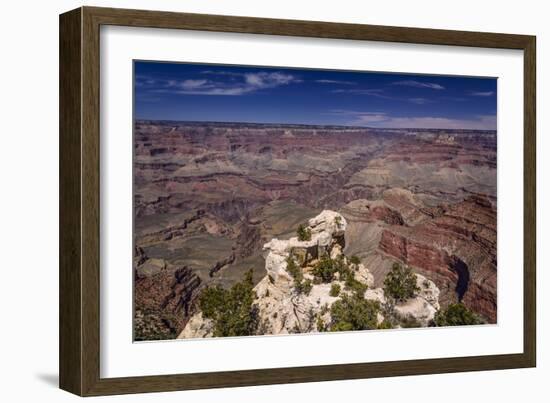 The USA, Arizona, Grand canyon National Park, South Rim, Mather Point-Udo Siebig-Framed Photographic Print