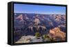 The USA, Arizona, Grand canyon National Park, South Rim, Powell Point-Udo Siebig-Framed Stretched Canvas