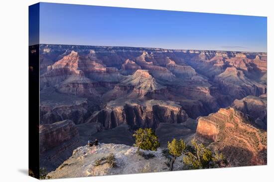 The USA, Arizona, Grand canyon National Park, South Rim, Powell Point-Udo Siebig-Stretched Canvas