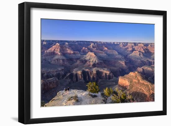 The USA, Arizona, Grand canyon National Park, South Rim, Powell Point-Udo Siebig-Framed Photographic Print