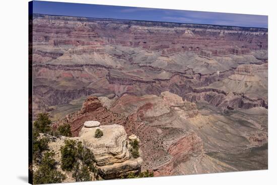 The USA, Arizona, Grand canyon National Park, South Rim, Yaki Point-Udo Siebig-Stretched Canvas