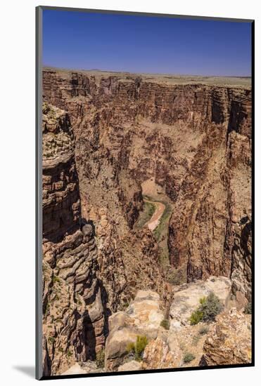 The USA, Arizona, Navajo nation, Cameron, Little Colorado River Gorge-Udo Siebig-Mounted Photographic Print