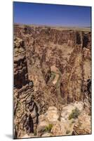The USA, Arizona, Navajo nation, Cameron, Little Colorado River Gorge-Udo Siebig-Mounted Photographic Print