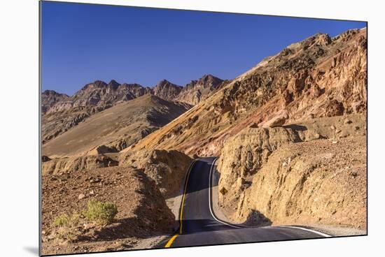 The USA, California, Death Valley National Park, Artists drive-Udo Siebig-Mounted Photographic Print