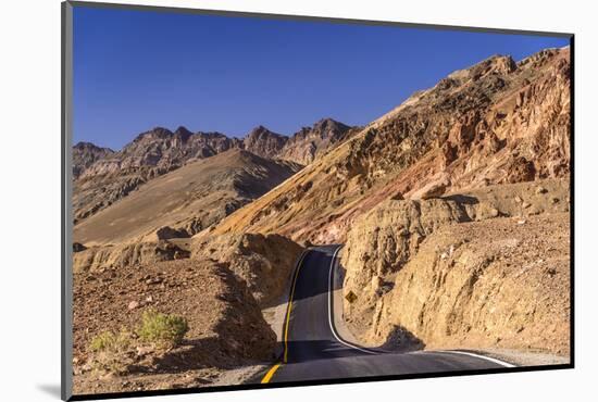 The USA, California, Death Valley National Park, Artists drive-Udo Siebig-Mounted Photographic Print