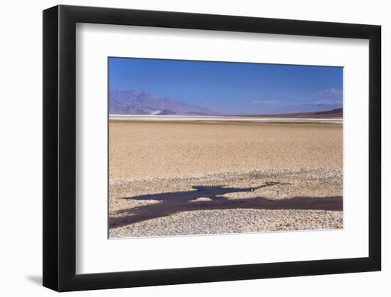 The USA, California, Death Valley National Park, Badwater Basin, Badwater-Udo Siebig-Framed Photographic Print