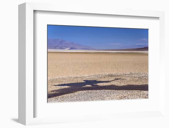 The USA, California, Death Valley National Park, Badwater Basin, Badwater-Udo Siebig-Framed Photographic Print