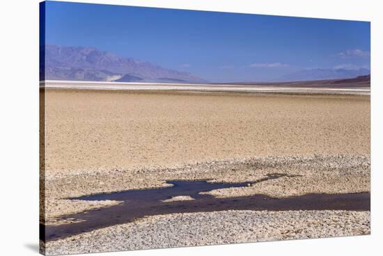 The USA, California, Death Valley National Park, Badwater Basin, Badwater-Udo Siebig-Stretched Canvas