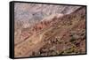 The USA, California, Death Valley National Park, Dantes View, Amargosa Range-Udo Siebig-Framed Stretched Canvas