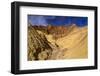 The USA, California, Death Valley National Park, Golden canyon with Red Cathedral-Udo Siebig-Framed Photographic Print