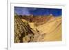 The USA, California, Death Valley National Park, Golden canyon with Red Cathedral-Udo Siebig-Framed Photographic Print