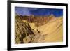 The USA, California, Death Valley National Park, Golden canyon with Red Cathedral-Udo Siebig-Framed Photographic Print