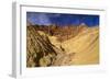 The USA, California, Death Valley National Park, Golden canyon with Red Cathedral-Udo Siebig-Framed Photographic Print