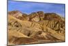 The USA, California, Death Valley National Park, scenery in the Bad Water Road close Golden canyon-Udo Siebig-Mounted Photographic Print