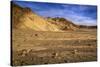 The USA, California, Death Valley National Park, scenery in the Bad Water Road close Golden canyon-Udo Siebig-Stretched Canvas