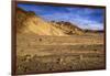 The USA, California, Death Valley National Park, scenery in the Bad Water Road close Golden canyon-Udo Siebig-Framed Photographic Print