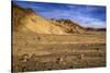 The USA, California, Death Valley National Park, scenery in the Bad Water Road close Golden canyon-Udo Siebig-Stretched Canvas