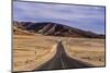 The USA, California, Death Valley National Park, seal Bad Water Road Golden canyon-Udo Siebig-Mounted Photographic Print