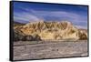 The USA, California, Death Valley National Park, Twenty Mule Team Canyon, Furnace Creek Wash-Udo Siebig-Framed Stretched Canvas