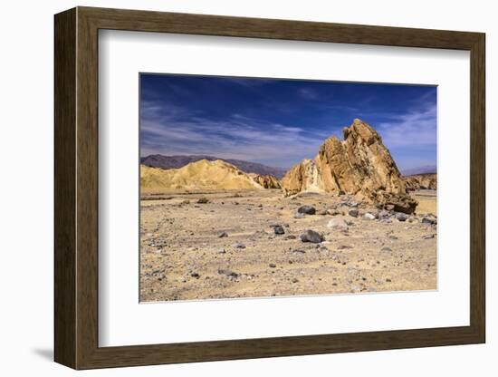 The USA, California, Death Valley National Park, Twenty Mule Team Canyon, Furnace Creek Wash-Udo Siebig-Framed Photographic Print