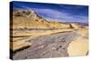 The USA, California, Death Valley National Park, Twenty Mule Team Canyon, Furnace Creek Wash-Udo Siebig-Stretched Canvas