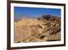 The USA, California, Death Valley National Park, Zabriskie Point, badlands against Panamint Range-Udo Siebig-Framed Photographic Print