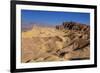 The USA, California, Death Valley National Park, Zabriskie Point, badlands against Panamint Range-Udo Siebig-Framed Photographic Print