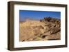 The USA, California, Death Valley National Park, Zabriskie Point, badlands against Panamint Range-Udo Siebig-Framed Photographic Print