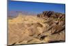 The USA, California, Death Valley National Park, Zabriskie Point, badlands against Panamint Range-Udo Siebig-Mounted Photographic Print