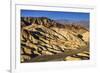 The USA, California, Death Valley National Park, Zabriskie Point, badlands against Panamint Range-Udo Siebig-Framed Photographic Print