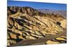 The USA, California, Death Valley National Park, Zabriskie Point, badlands against Panamint Range-Udo Siebig-Mounted Photographic Print