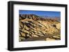 The USA, California, Death Valley National Park, Zabriskie Point, badlands against Panamint Range-Udo Siebig-Framed Photographic Print