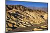 The USA, California, Death Valley National Park, Zabriskie Point, badlands against Panamint Range-Udo Siebig-Mounted Photographic Print