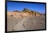 The USA, California, Death Valley National Park, Zabriskie Point, badlands footpath-Udo Siebig-Framed Photographic Print