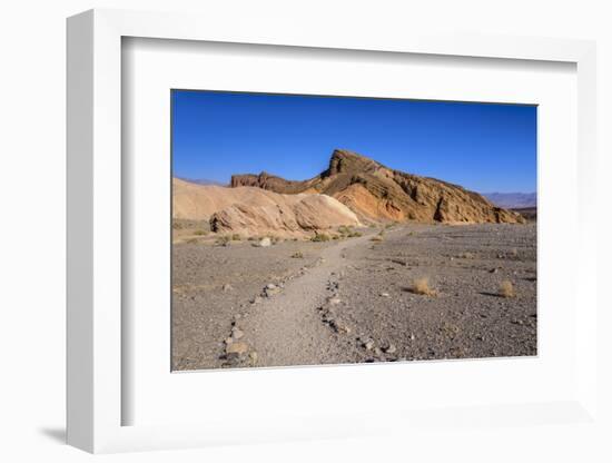 The USA, California, Death Valley National Park, Zabriskie Point, badlands footpath-Udo Siebig-Framed Photographic Print