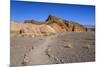 The USA, California, Death Valley National Park, Zabriskie Point, badlands footpath-Udo Siebig-Mounted Photographic Print