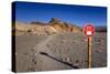 The USA, California, Death Valley National Park, Zabriskie Point, badlands footpath-Udo Siebig-Stretched Canvas