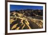 The USA, California, Death Valley National Park, Zabriskie Point, badlands-Udo Siebig-Framed Photographic Print