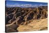 The USA, California, Death Valley National Park, Zabriskie Point, badlands-Udo Siebig-Stretched Canvas