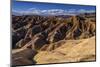 The USA, California, Death Valley National Park, Zabriskie Point, badlands-Udo Siebig-Mounted Photographic Print