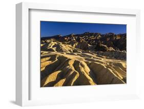 The USA, California, Death Valley National Park, Zabriskie Point, badlands-Udo Siebig-Framed Photographic Print