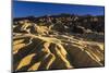 The USA, California, Death Valley National Park, Zabriskie Point, badlands-Udo Siebig-Mounted Photographic Print