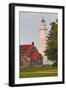 The USA, Michigan, Port Huron, Fort Gratiot, Lighthouse-Rainer Mirau-Framed Photographic Print