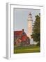 The USA, Michigan, Port Huron, Fort Gratiot, Lighthouse-Rainer Mirau-Framed Photographic Print