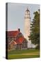 The USA, Michigan, Port Huron, Fort Gratiot, Lighthouse-Rainer Mirau-Stretched Canvas