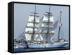 The USCGC Eagle, a 295-foot Barque Used As a Training Cutter-Stocktrek Images-Framed Stretched Canvas