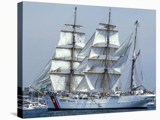 The USCGC Eagle, a 295-foot Barque Used As a Training Cutter-Stocktrek Images-Stretched Canvas