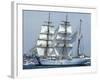 The USCGC Eagle, a 295-foot Barque Used As a Training Cutter-Stocktrek Images-Framed Photographic Print