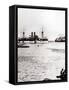 The Uss Maine Entering the Port of Havana, Cuba, 1898 (B/W Photo) (See 206526, 206527)-American Photographer-Framed Stretched Canvas